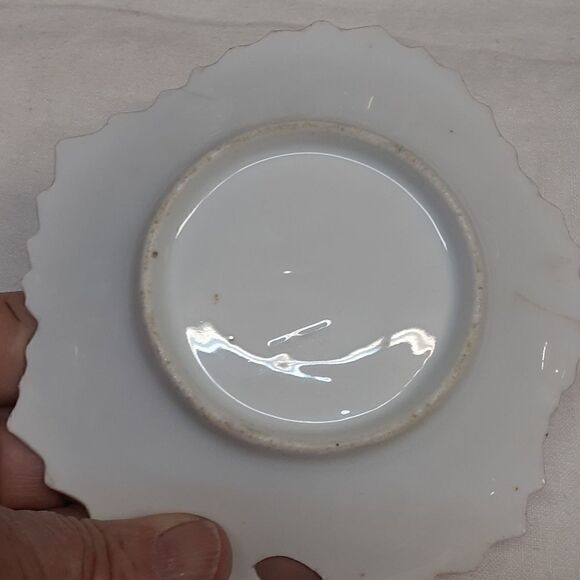 4 pc. bundle of vintage Prussia Three crown China  & a 1930's plate from Germany - Picture 5 of 14
